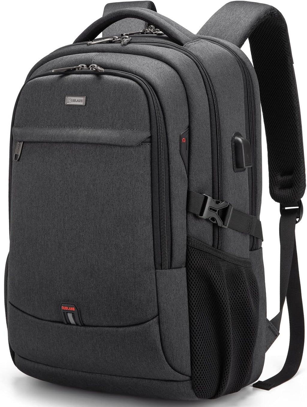 Travel Laptop Backpack | Anti-Theft Design | USB Charging Port | Water-Resistant Polyester