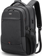 Travel Laptop Backpack | Anti-Theft Design | USB Charging Port | Water-Resistant Polyester