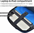Travel Laptop Backpack | Anti-Theft Design | USB Charging Port | Water-Resistant Polyester