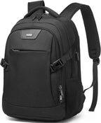 Travel Laptop Backpack | Anti-Theft Design | USB Charging Port | Water-Resistant Polyester