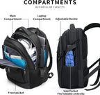 Travel Laptop Backpack | Anti-Theft Design | USB Charging Port | Water-Resistant Polyester
