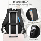 Travel Laptop Backpack | Anti-Theft Design | USB Charging Port | Water-Resistant Polyester
