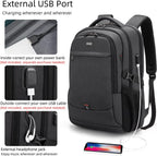 Travel Laptop Backpack | Anti-Theft Design | USB Charging Port | Water-Resistant Polyester