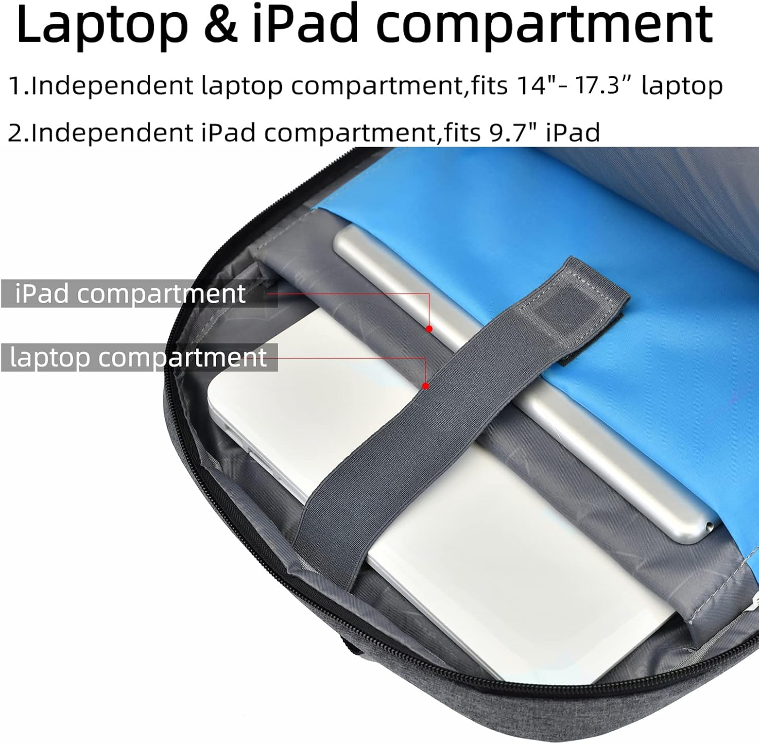 Travel Laptop Backpack | Anti-Theft Design | USB Charging Port | Water-Resistant Polyester