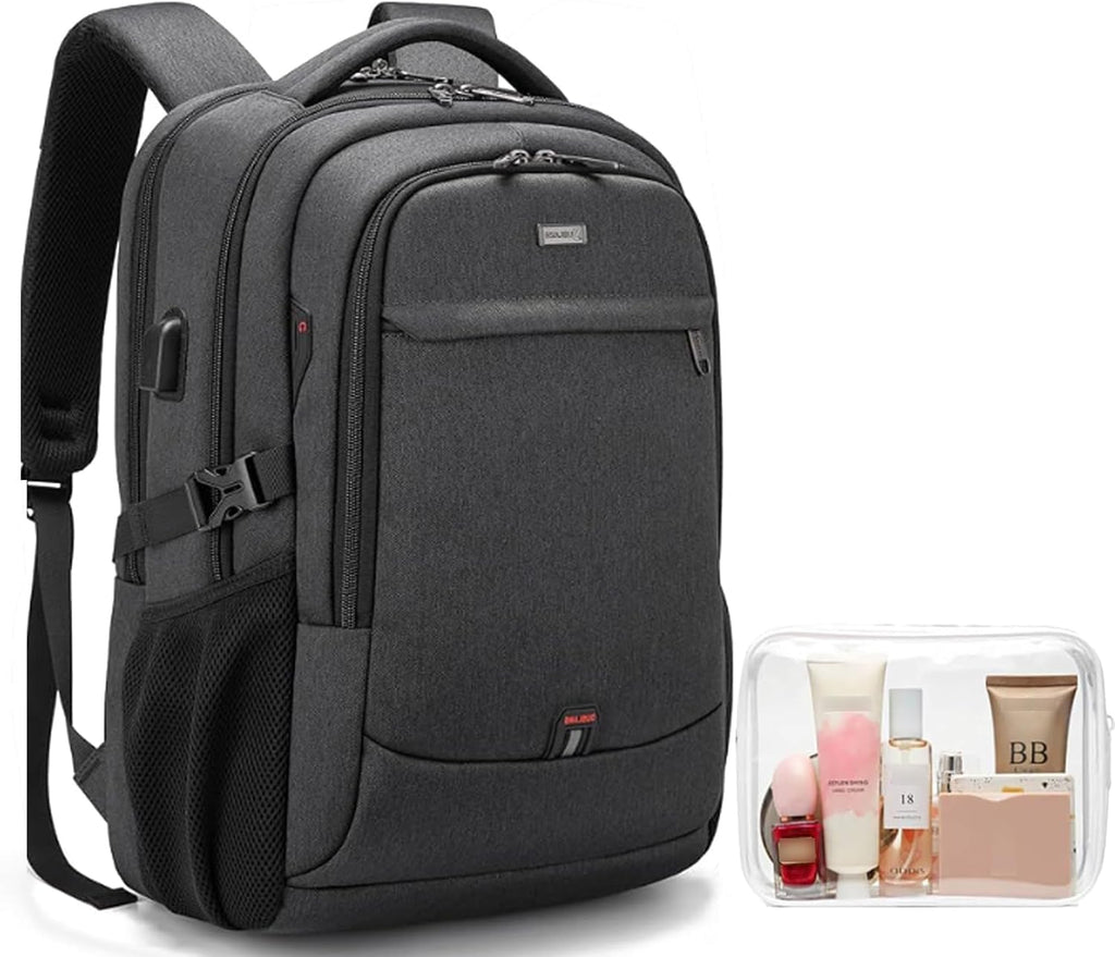 Travel Laptop Backpack | Anti-Theft Design | USB Charging Port | Water-Resistant Polyester