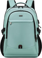 Travel Laptop Backpack | Anti-Theft Design | USB Charging Port | Water-Resistant Polyester
