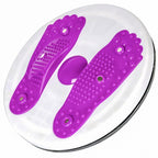Twist Board | Abdominal & Hip Training | Textured Foot Massage Surface | Non-Slip Silicone Base
