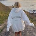 Unisex Hoodie | Bold Back Slogan Dear Person Behind Me | Soft Cotton Blend | Comfortable Fit