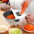 Vegetable Slicer | Slicing, Shredding & Grating | Stainless Steel Blades, BPA-Free Bowl