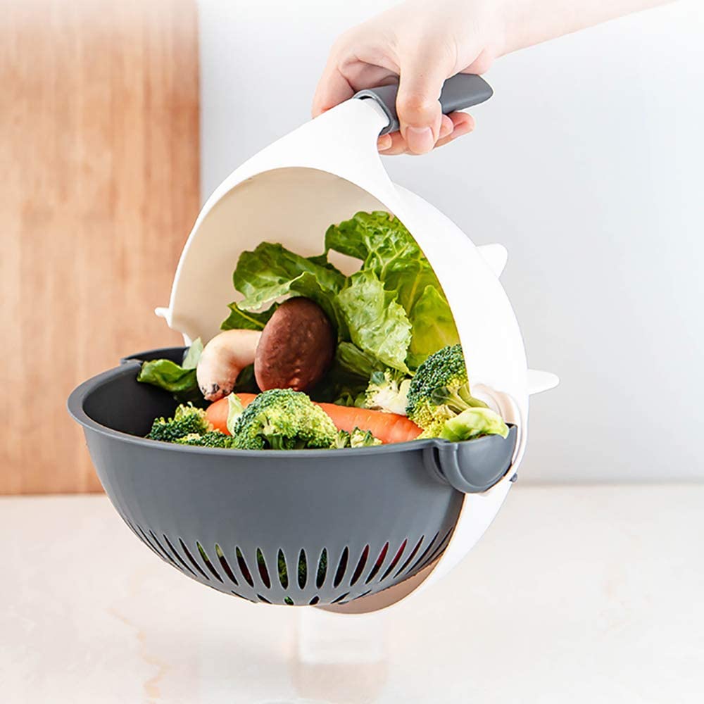 Vegetable Slicer | Slicing, Shredding & Grating | Stainless Steel Blades, BPA-Free Bowl