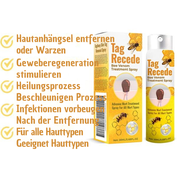 Wart Remover Spray | Bee Venom-Inspired Gentle Formula | 20ml | Pain-Free Application