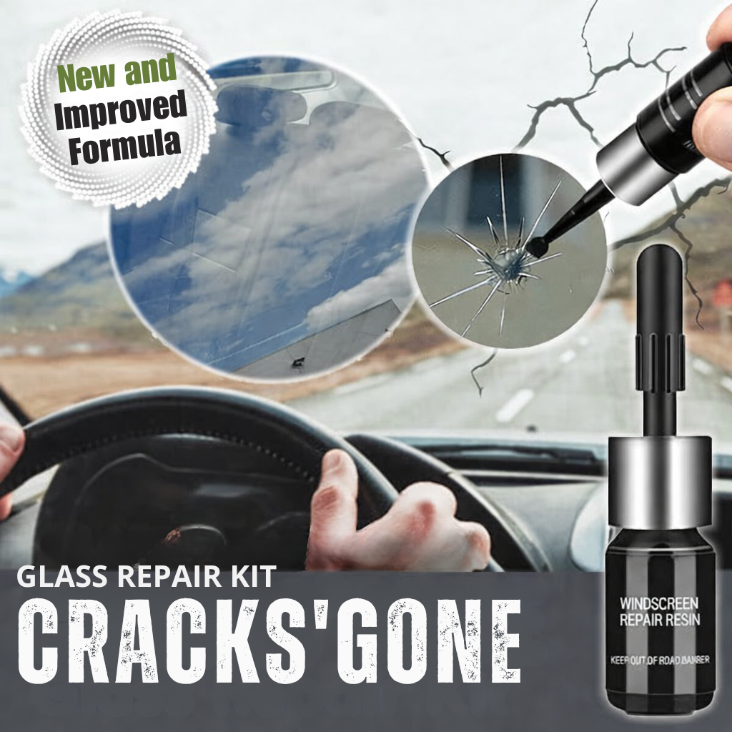 Windshield Repair Kit | Nearly Invisible Seal | 2-Pack | Quick DIY Fix