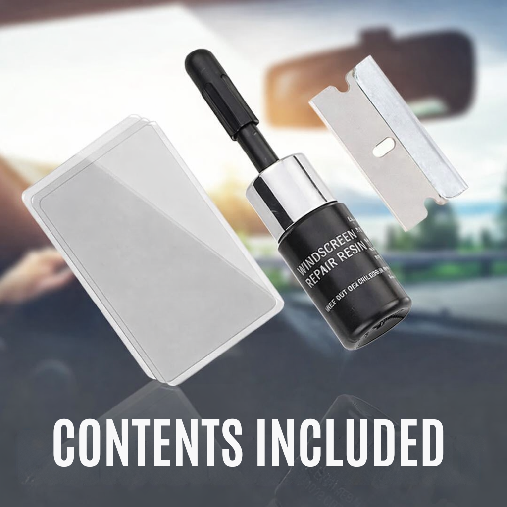 Windshield Repair Kit | Nearly Invisible Seal | 2-Pack | Quick DIY Fix