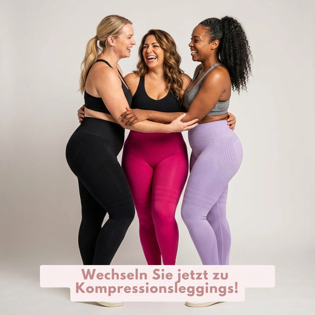 Women's Compression Leggings | High-Waist 3D Support | Targeted Leg Support & Comfortable Fit