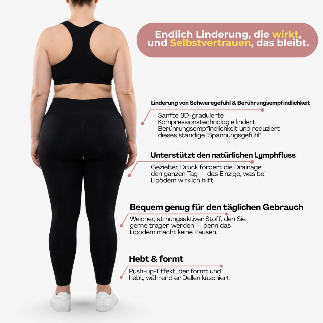 Women's Compression Leggings | High-Waist 3D Support | Targeted Leg Support & Comfortable Fit