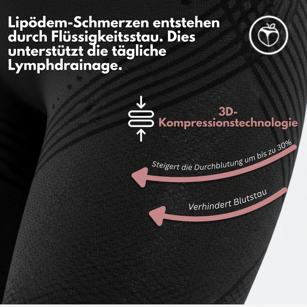Women's Compression Leggings | High-Waist 3D Support | Targeted Leg Support & Comfortable Fit