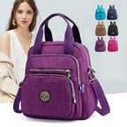 Women's Convertible Backpack | Water-Resistant Nylon | Multiple Compartments & Versatile Carry
