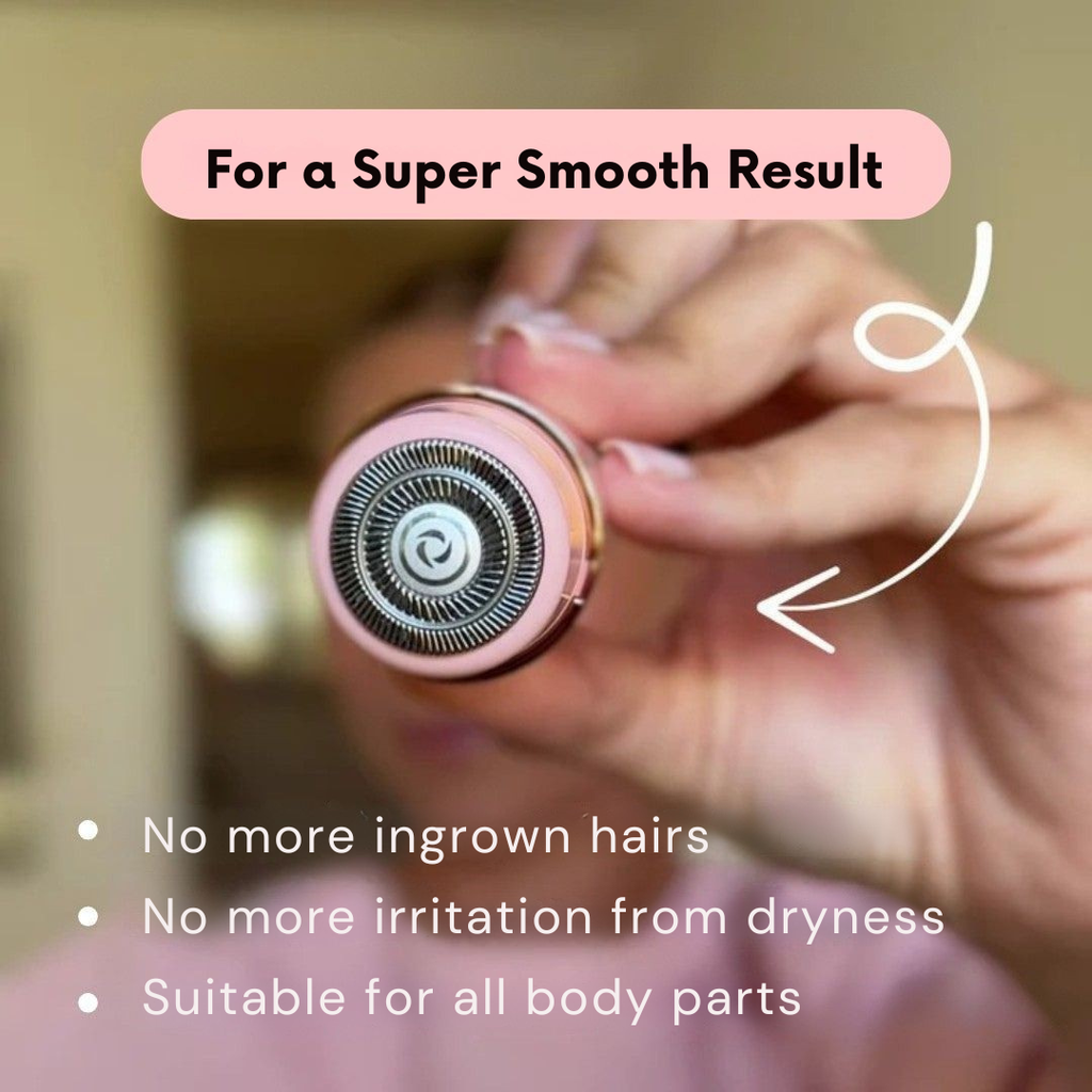 Women's Intimate Shaver | Cordless Dual-Head | Steel Blades | USB Rechargeable & 60-Min Battery