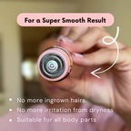 Women's Intimate Shaver | Cordless Dual-Head | Steel Blades | USB Rechargeable & 60-Min Battery