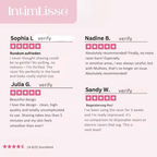 Women's Intimate Shaver | Cordless Dual-Head | Steel Blades | USB Rechargeable & 60-Min Battery