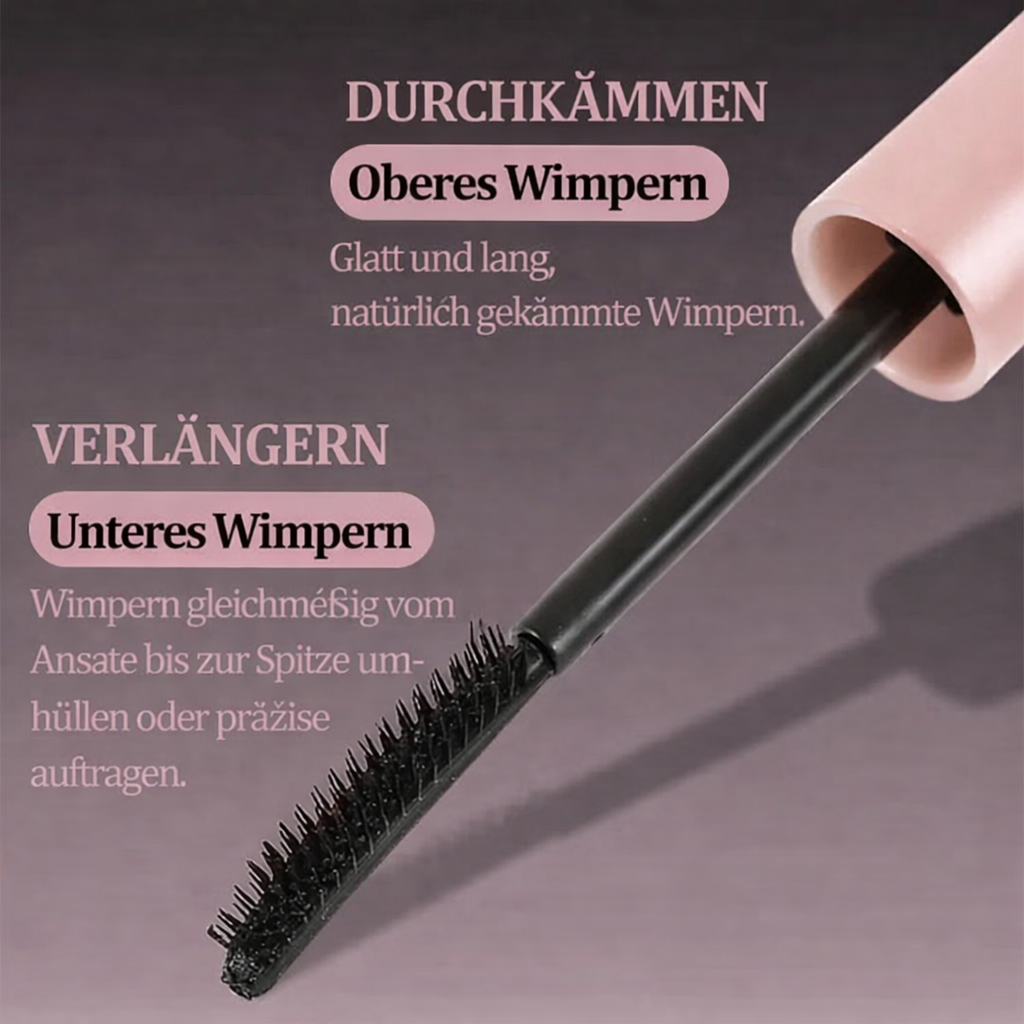 Women's Mascara | Waterproof Length & Volume | Precision Comb Brush | Gentle for Sensitive Eyes