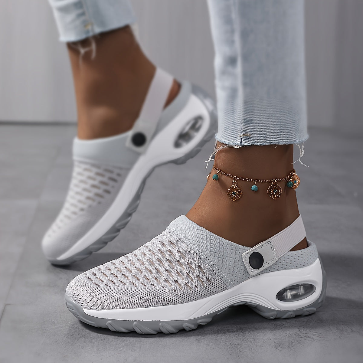 Women's Orthopedic Clogs | Breathable Mesh Upper | Air-Cushion Midsole & Non-Slip Outsole | All-Day Comfort