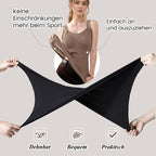 Women's Thermal Tank Top with Built-In Bra | Shaping & Seamless | Lightweight Stretch Fabric