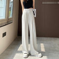 Women’s Wide-Leg Pants | High-Waist Design | Wrinkle-Resistant Soft-Touch Fabric