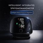 Wrist Blood Pressure Monitor | Touch Display & Voice | USB Rechargeable | Travel-Friendly