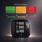 Wrist Blood Pressure Monitor | Touch Display & Voice | USB Rechargeable | Travel-Friendly