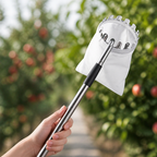 Fruit Picker Pole | Telescopic Stainless Steel | Up to 4m Reach | For Orchard & Garden