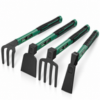 Garden Hand Tool | Anti-Slip Rubber Handle | Shovel, Hoe & Rake | Transplanting & Lawn Care