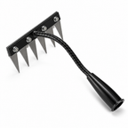 Garden Weeding Rake | 5-8 Teeth Multi-Tooth Design | Manganese Steel Construction | Durable Design