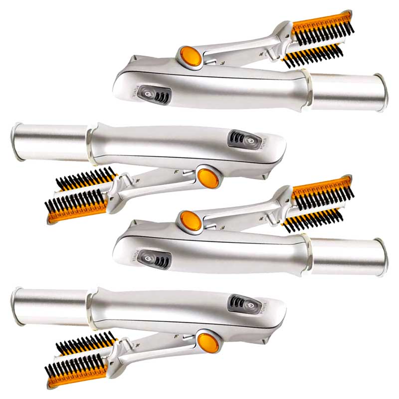 2-in-1 Rotating Hair Brush | Straightens & Curls | Ceramic Barrel | Frizz Reduction