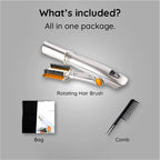 2-in-1 Rotating Hair Brush | Straightens & Curls | Ceramic Barrel | Frizz Reduction
