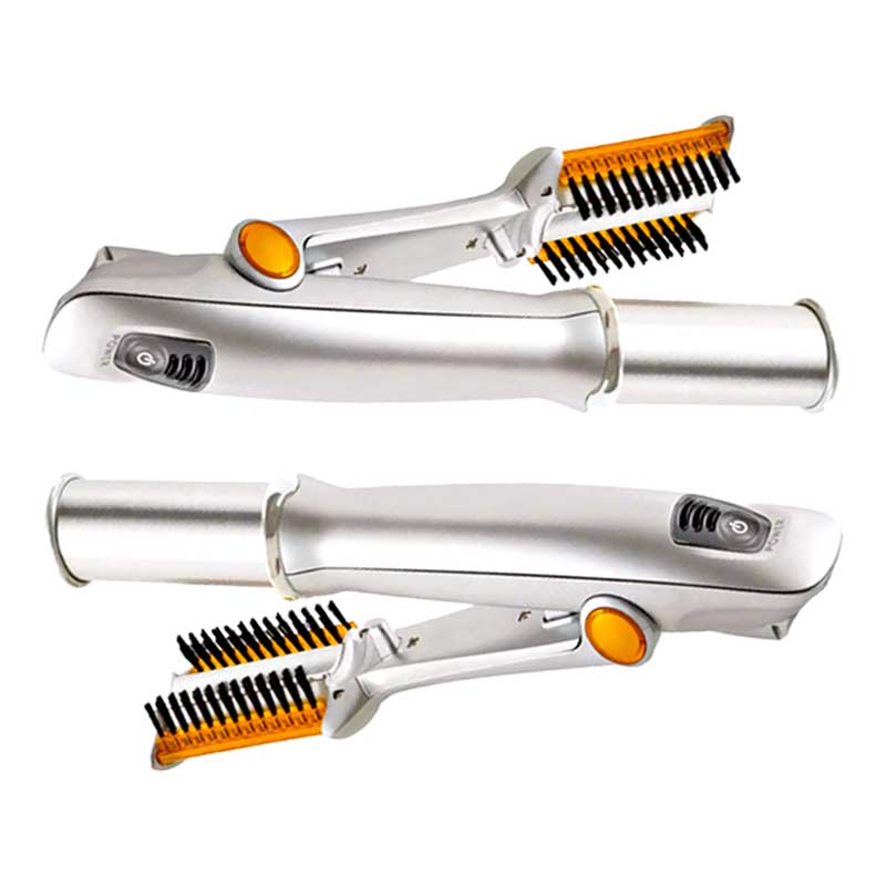 2-in-1 Rotating Hair Brush | Straightens & Curls | Ceramic Barrel | Frizz Reduction