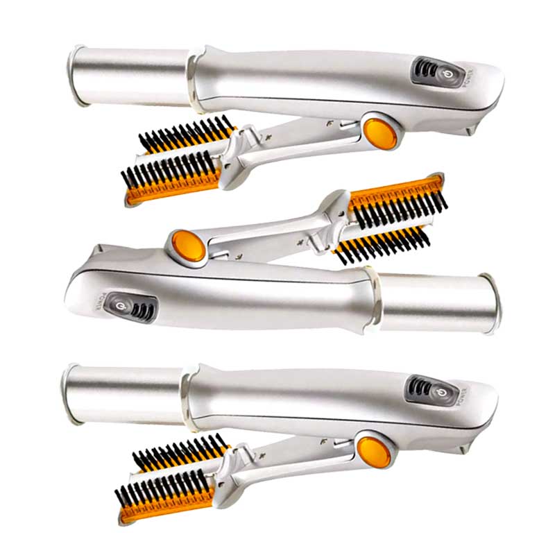 2-in-1 Rotating Hair Brush | Straightens & Curls | Ceramic Barrel | Frizz Reduction