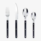24-Piece Cutlery Set | Engraved Polished Stainless Steel | Dishwasher-Safe & Rust-Resistant