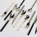 24-Piece Cutlery Set | Engraved Polished Stainless Steel | Dishwasher-Safe & Rust-Resistant