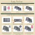 3-Tier Drawer Organizer | Adjustable Dividers & Modular Design | Durable | Space-Saving Storage