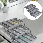 3-Tier Drawer Organizer | Adjustable Dividers & Modular Design | Durable | Space-Saving Storage