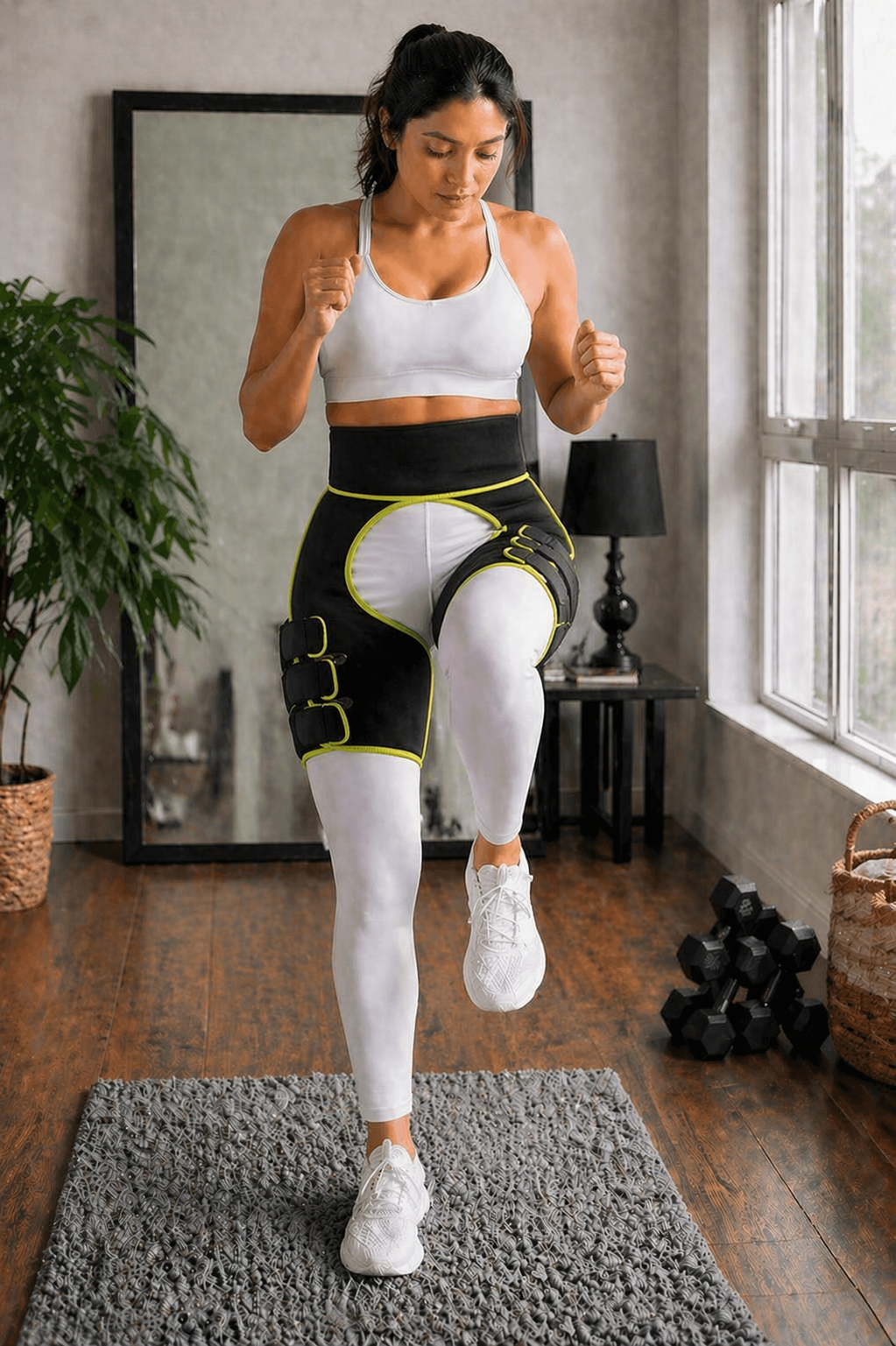 Abdominal Binder & Thigh Bands | Wide Wrap Waist | Polyester | Body Shaping