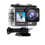 Action Camera for Outdoor Adventures | 5K Waterproof | Night Vision | Versatile Sports Mount Kit