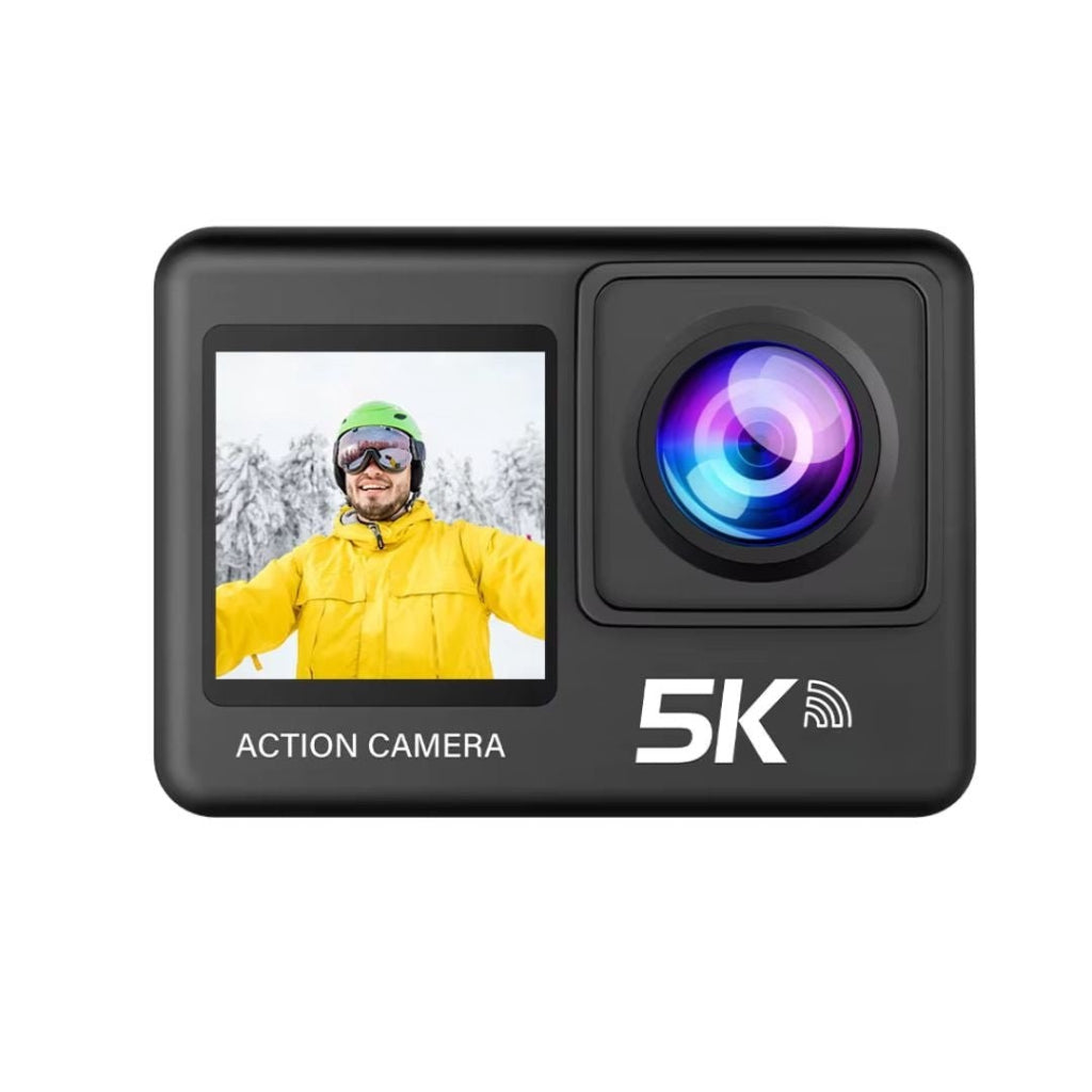 Action Camera for Outdoor Adventures | 5K Waterproof | Night Vision | Versatile Sports Mount Kit