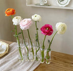 Adjustable Flower Vase | Hinged Interconnected Glass Tubes | Clear Borosilicate Glass