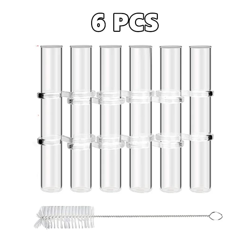 Adjustable Flower Vase | Hinged Interconnected Glass Tubes | Clear Borosilicate Glass
