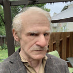 Adult Halloween Mask | Realistic Elderly Face, Movable Mouth | Natural Latex