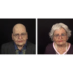 Adult Halloween Mask | Realistic Elderly Face, Movable Mouth | Natural Latex