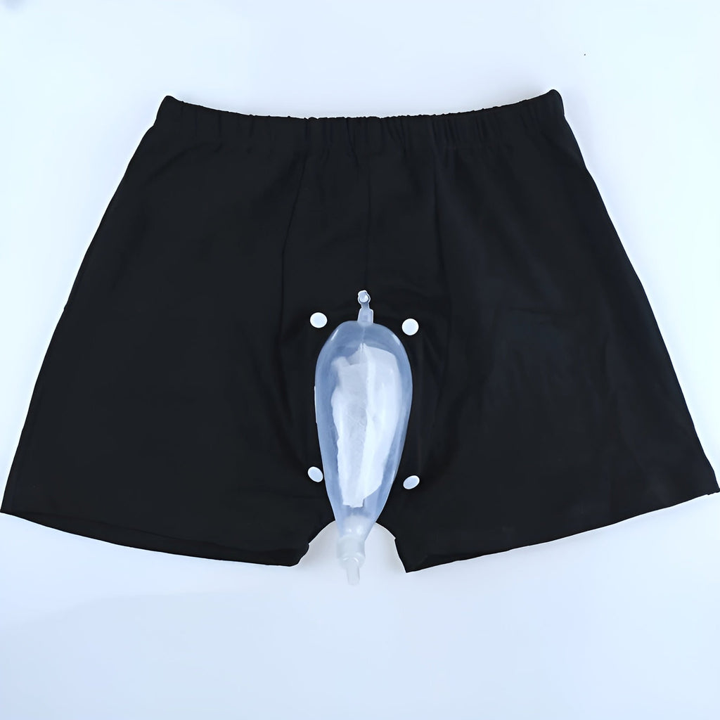 Adult Incontinence Underwear | Reusable, Built-In Collector Pouch | Silicone Lining & Washable