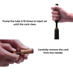 Air Pressure Wine Opener | Stainless Steel & Ergonomic Design | Effortless Opening